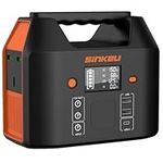 SinKeu Portable Power Station,27000mAh/99Wh Solar Generator with 230V/150W AC Outlet for Camping Emergency Outdoor Adventure Picnic Fishing Travel Party RV Trip(Solar Panel Not Included)