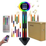 ZLPOWER Photo Booth for iPad 10.2'' 10.9" 11" 12.9" Selfie Station Shell Stand APP Control RGB Ring Light Music Sync Light Box Photobooth Machine with Honeycomb Boxes for Wedding Events Rental