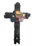 Polly House Texas Flag God Bless Texas Wood 12 IN Wall Cross