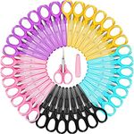 30 Pcs Embroidery Scissors Set Small Craft Scissors for School Kids Lightweight Detail Stainless Steel Scissor with Protective Cover Straight Tip for DIY Sewing Student Office Teacher Art Supplies