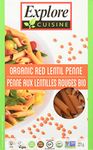 EXPLORE CUISINE Organic Red Lentil Penne, 6 Count