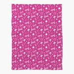 Barbie Character World Official Licensed Fleece Blanket |Stars Bedroom Design | Warm Super Soft Feel Throw | Perfect for Home, Bedroom, Sleepovers & Camping