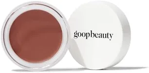 goop Beauty Cream Blush | Sheer Pop of Color for Lips & Cheeks | Vitamin C, Vitamin E, & Safflower Oil | Natural Makeup for Glowing Skin | Paraben & Silicone Free | 0.5 oz | Whiskey - Warm Terracotta