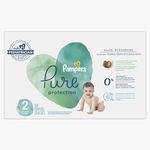 Diapers Size 2, 108 Count - Pampers Pure Protection Disposable Baby Diapers, Hypoallergenic and Unscented Protection, Super Pack (Packaging & Prints May Vary)