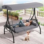 Grepatio Outdoor Porch Swing with C
