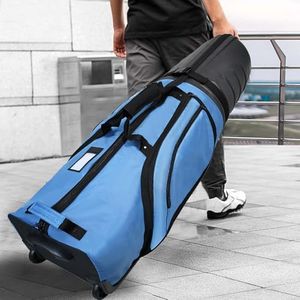 yamato Golf Travel Bag for Airlines with Wheels Upgraded ABS Hard Shell Top Golf Travel Case with TSA Lock Lightweight and Durable New Version