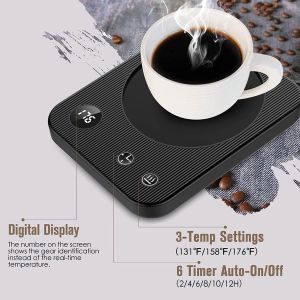 Electric Coffee Mug Warmer – Desktop Beverage Heater Plate