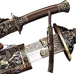 OYZ Damascus Katana Sword,Japanese 