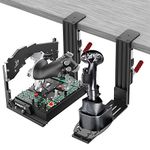 JUYEER Universal Hotas Desk Mount Compatible with Thrustmaster HOTAS Warthog Joystick &Throttle and WinWing Orion 2/T.16000M FCS/TCA Officer Pack Airbus/VKB Gunfighter MK.lll/X52/X56 and so on