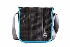 Alchemy Goods Haversack Messenger Bag, Made from Recycled Bike Tubes, Turquoise, 10 x 6 x 11-Inches