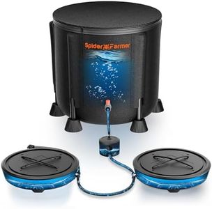 Spider Farmer 2024 Newest Gravity-Fed Self-Watering System No Power Needed, 2-Pack Auto Watering System with 13 Gallon Reservoir, 2Pcs Water Delivery Fabric Pot Base for Indoor Plants, Grow Tents