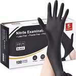 Schneider Nitrile Exam Gloves, Blac