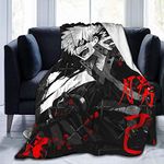 WONGHI My H.ero A.ca-de-mia Colla-ge Comics Anime Manga BNHA Bakugou Flannel Throw Blanket Ultra Soft Bedspread Microfiber Fleece Blanket Durable Home Decor Perfect for Couch Sofa Outdoor S 50X40 in