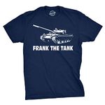 Frank The Tank T Shirt Army Funny Drinking Shirts Beer Joke Alcohol Humor Mens Funny T Shirts Beer T Shirt for Men Funny Movie T Shirt Novelty Tees for Men Navy XXL