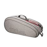 Wilson Team Tennis Bag, Up to 6 Tennis Rackets, For Men and Women