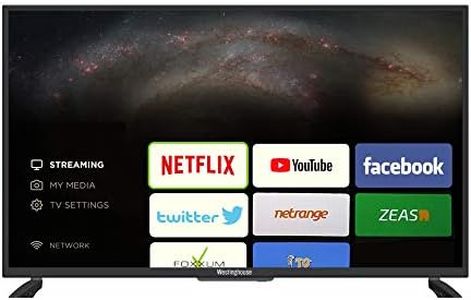 Westinghouse 40 Inch 1080p Full HD Smart TV with Freeview T2, USB, HDMI and Built-in Wi-Fi - Black (WD40FP2019 Model) 2019