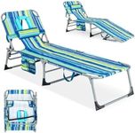 Costway Beach Chaise Lounge Chair, 