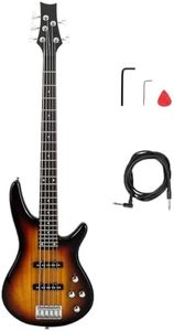 Ktaxon 5 String Electric Bass Guitar | Full Size 5 String Bass Guitar Kit
