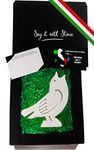 Stone Singing Bird - Symbol of Hope, Happiness, Bright Future, Changing Luck & New Beginnings - Gift Box & Blank Message Card Incl - Handmade in Italy - Home Decor Romantic Him Her