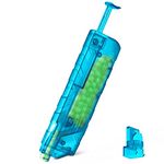 Ludex Airsoft BB Speed Loader for 6mm bb Pellets 100 Rounds Capacity Airsoft Magazine Loader, Airsoft Accessories Fast Quick Speed Reloader with Adapter (Blue)