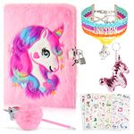 Dislocati Unicorn Gifts for Girls, Secret Diary for Girls Gifts for 6-12 Year Old Girls Birthday Presents for 6 7 8 9 Year Old Girls Kids Toys Age 3-10 Stationary Sets for Girls