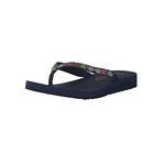 Skechers Cali Women's Meditation-Daisy Delight Flip-Flop, Navy, 9 M US