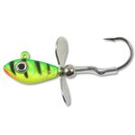 Northland Tackle Whistler Jig, Assorted Sizes and Colors, 1/4 Oz, UV Firetiger