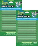 Green Gobbler Drain Cleaner & Deodorizer FRESH SCENT Sticks for Toilet Tanks, Sinks, Bathtub Drains, Washing Machine Drains and Garbage Disposals - 24 Pieces