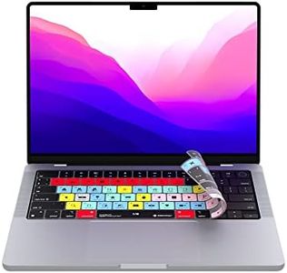 Final Cut Pro Keyboard Cover for 14" & 16" MacBook Pro 2021+,100 Functional Shortcut Keys for Video Editing by Editors Keys