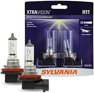 SYLVANIA - H11 XtraVision - High Performance Halogen Headlight Bulb, High Beam, Low Beam and Fog Replacement Bulb (Contains 2 Bulbs)