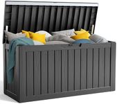 PatioZen 90 Gallon Resin Deck Box, 