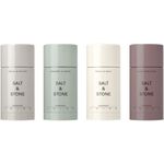 Salt & Stone Aluminum Free Deodorant | Extra Strength 48 Hour Protection for Women & Men | Made with Seaweed Extracts, Niacinamide & Prebiotics | Mini Deodorant Discovery Set