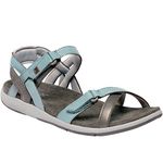 Regatta Womens Santa Cruz Strappy Adjustable Sandals - Stone Blue - 4 UK