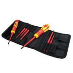 C.K T4925 VDE/1000V Interchangeable Screwdriver Set with Slim Blades