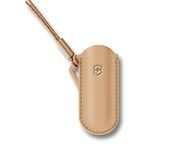 Victorinox Leather Pouch, Wet Sand 4.0670.49, Beige, Medium