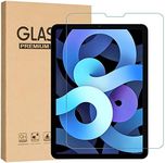 T Tersely Screen Protector for iPad Air 5 2022/iPad Air 4 2020 10.9-Inch & iPad Pro 11 (2022/2021/2020/2018 Models) Tempered Glass Screen Protector for iPad Air 4 10.9", Face ID & Apple Pencil Compatible