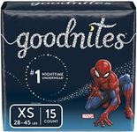 Goodnites Bedtime Bedwetting Underwear for Boys, XS, 15 Ct. (Packaging May Vary), 15 Count