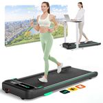 UREVO Smart Walking Pad, Under Desk Treadmill for Home/Office, Portable Walking Jogging Running Machine with APP, SpaceWalk E4