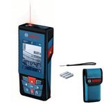 Bosch Professional Laser Measure GLM 100-25 C (Integrated Camera, Range: up to 100m, Robust, IP54, ± 1.5 mm*, 3x AA Batteries, Hand Strap, Pouch)