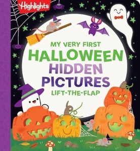 My Very First Halloween Hidden Pictures Lift-the-Flap: Interactive Halloween Flap Book for Babies and Toddlers Ages 03, Halloween Gift for Babies (Highlights Baby's First Puzzle Books)