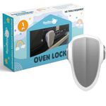 Booboo® Oven Lock x1pc Premium Child Oven Lock for Oven Doors - Childproofing Kitchen Safety, Heat Resistant Design, Baby Oven Guard - Easy Installaition Baby Proof Oven Lock