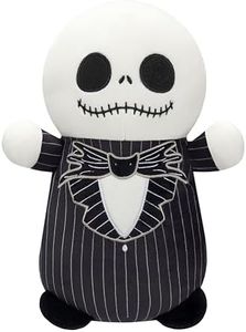 Squishmallows Original Disney 10-Inch Jack Skellington HugMees - Medium-Sized Ultrasoft Official Jazwares Plush