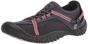 Jambu JBU Tahoe Water Ready Women's Outdoor Comfort Closed Toe Slip On Water Shoes, Dark Lavender/Brick, 10