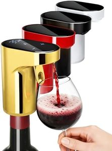 Fathers Day Gift | World Cup Viewing Party Supply,5-in-1 Electric Wine Decanter & Smart Liquor Dispenser,Automatic Aerator&Pourer with 1-999ml Precision Dosing|Gift for Men,Dad,Whiskey Lovers(Gold)