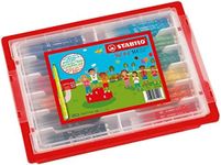 Fibre-Tip Pen with Triangular Grip Zone - STABILO Trio A-Z - Classpack of 144 - Assorted Colours