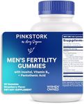 Blue Stork Fertility Supplement Gummies for Men - Male Prenatal Vitamins, Conception Support for Him - Reproductive Health, Hormonal Balance & Motility - 90 Count