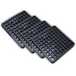 ALP Anti Vibration EPDM Rubber Square EPDM Rubber Pads for Furniture, Sofas, Waching Machine, Long Lasting Pad and Noise Cancellation (Square Rubber Pads-4)