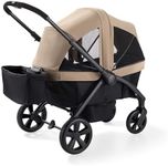 Graco Ready2Roll Stroller Wagon - All-Terrain Stroller Wagon for 2 Kids, Compact Folding Wagon, Accepts Infant Car Seats