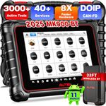Autel MaxiCOM MK900BT Diagnostic Tool, 2025 MK900-BT 8in Up of MK900 MK808S MK808BT MX808S MK808Z, Bidirectional Scanner as MP900 MX900, 3000+ Active Tests, 40+ Service, CAN-FD&DOIP, All System, OS11