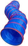 Homecute Tunnel Tent for Kids, Kids Play Tunnel, Foldable Indoor & Out Door Crawl Through Tunnel for- Kids Toddler Babies Children, Tunnel Tent for Kids, Girls and Boys. (Zig-Zag Blue)